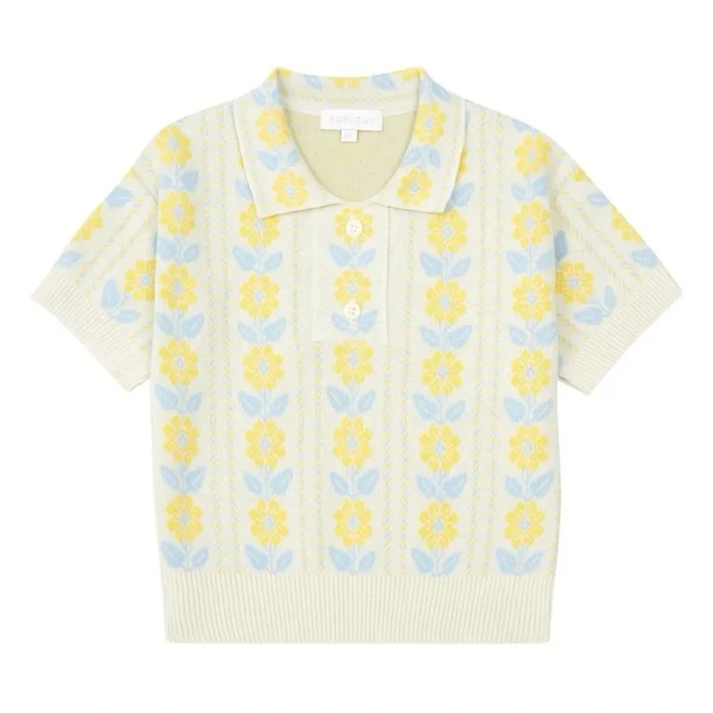 Bonjour Knit Polo Shirt 4y - Picture 5 of 5